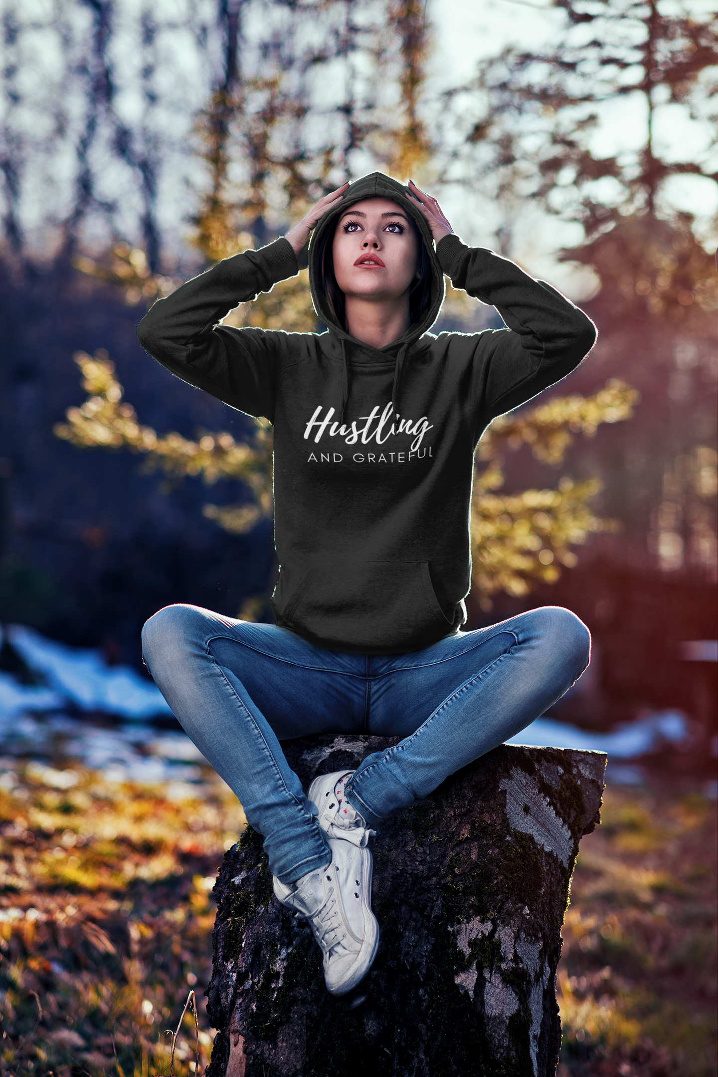 Hustling and Grateful Hoodie