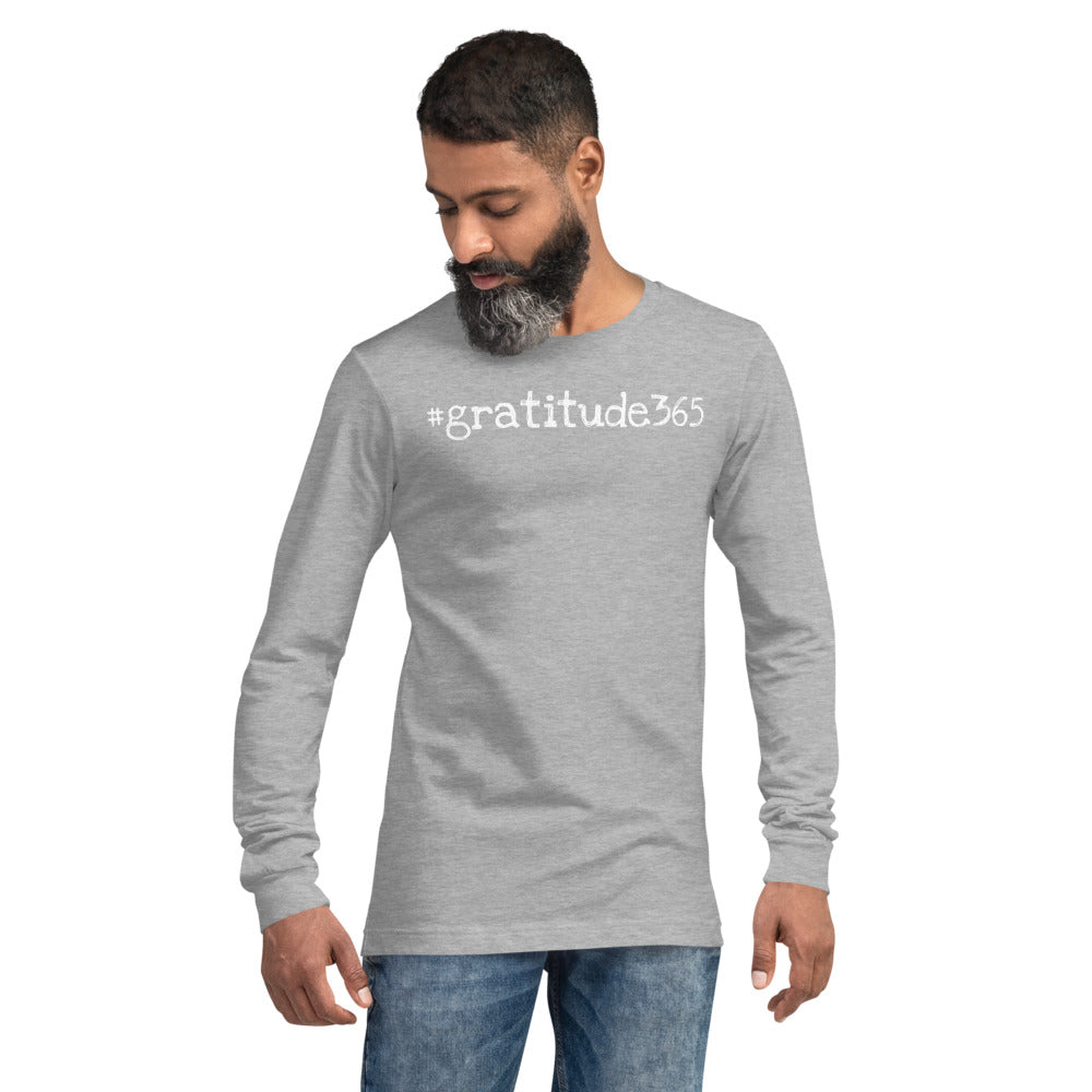 Men's #gratitude365 Long Sleeve Tee - Let'Soul