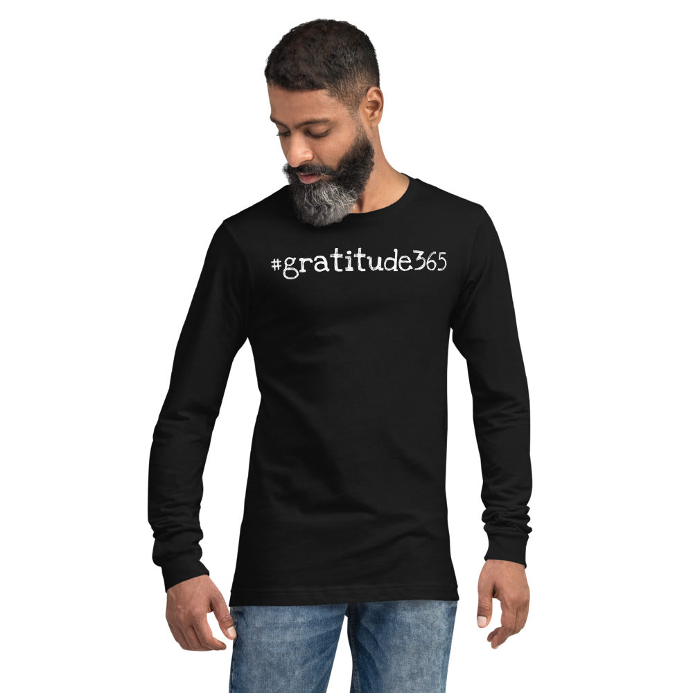 Men's #gratitude365 Long Sleeve Tee - Let'Soul