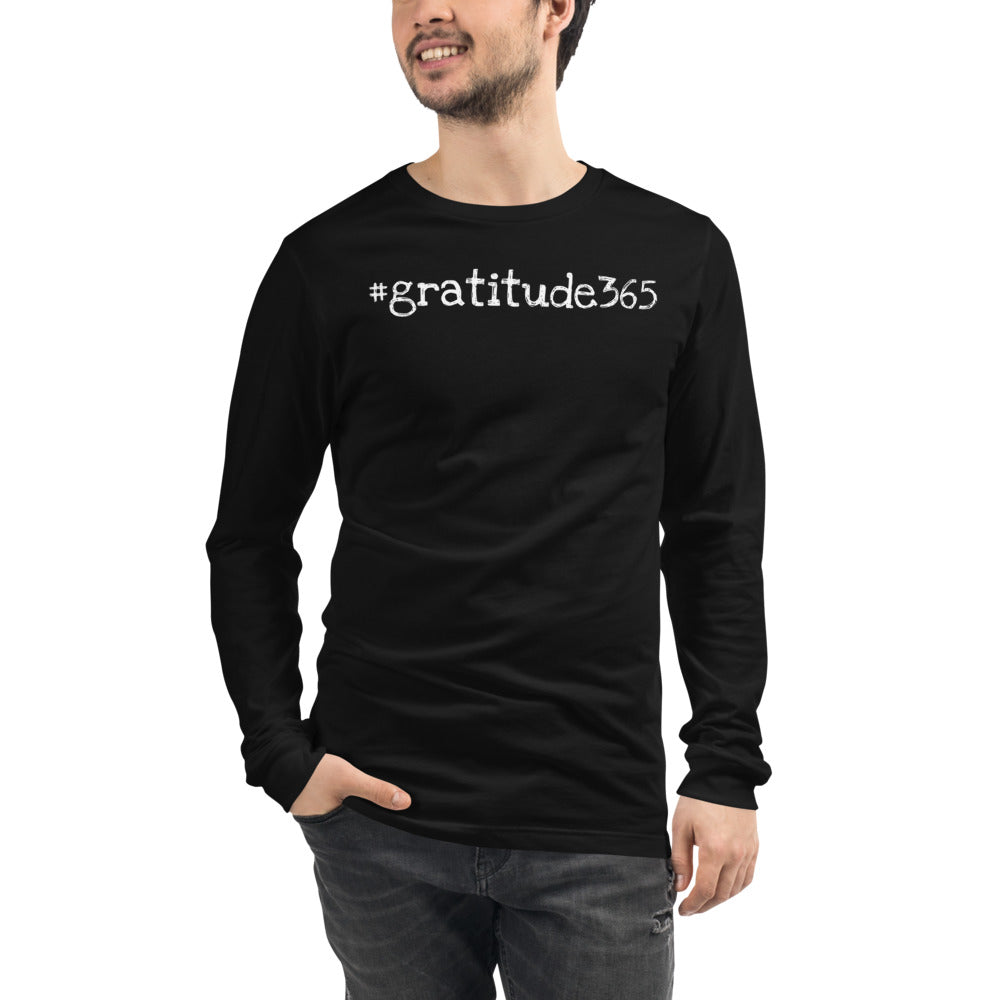 Men's #gratitude365 Long Sleeve Tee - Let'Soul