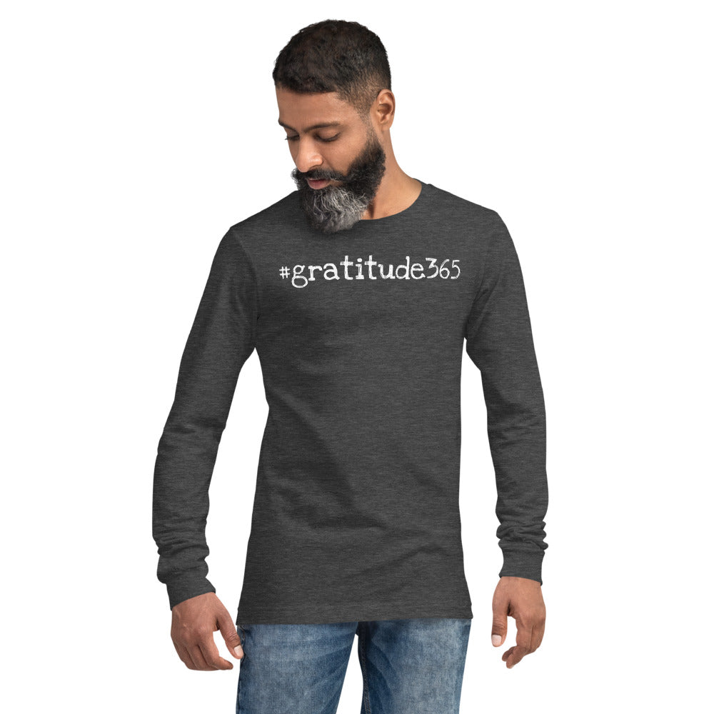 Men's #gratitude365 Long Sleeve Tee - Let'Soul