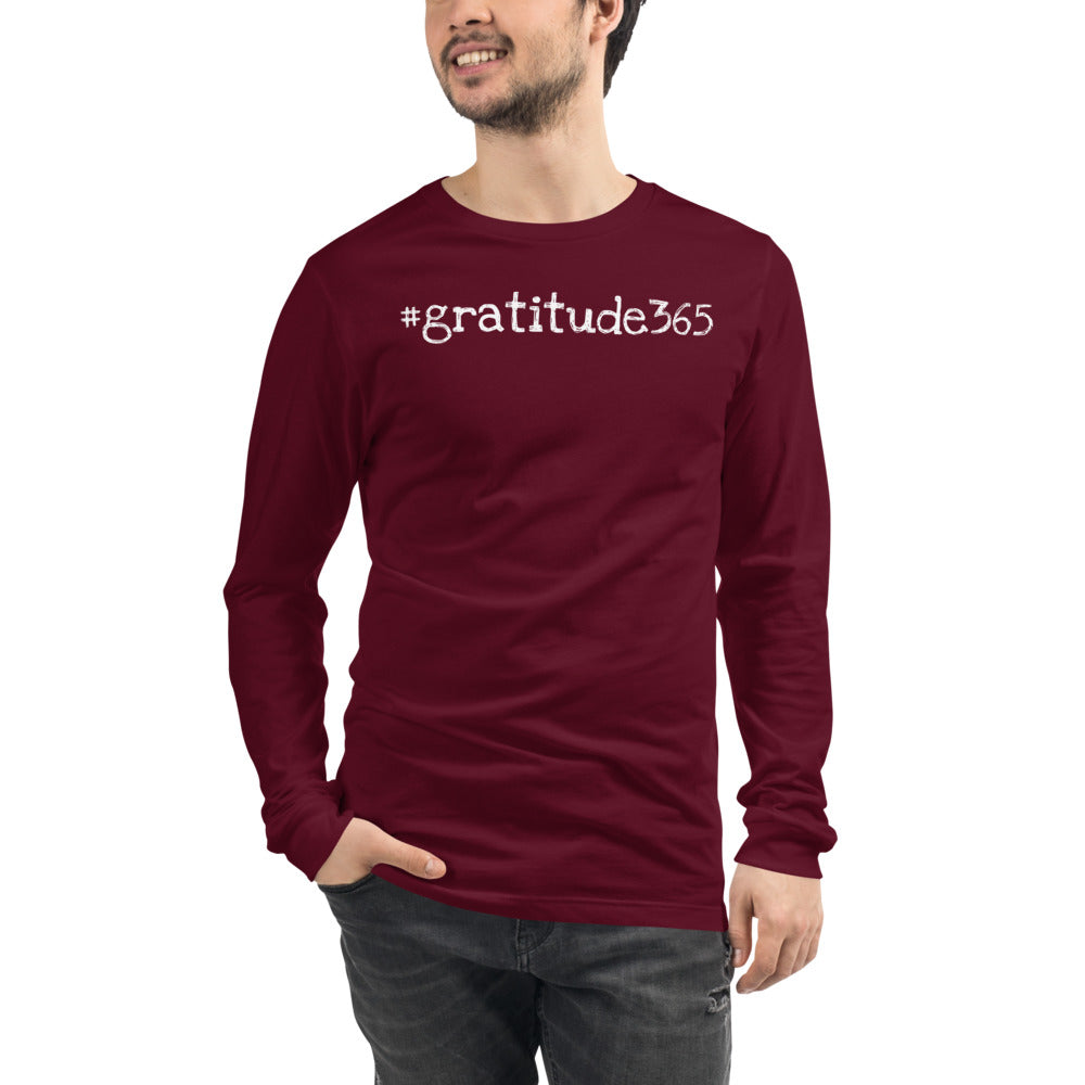 Men's #gratitude365 Long Sleeve Tee - Let'Soul