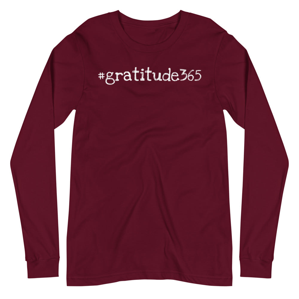 Men's #gratitude365 Long Sleeve Tee - Let'Soul