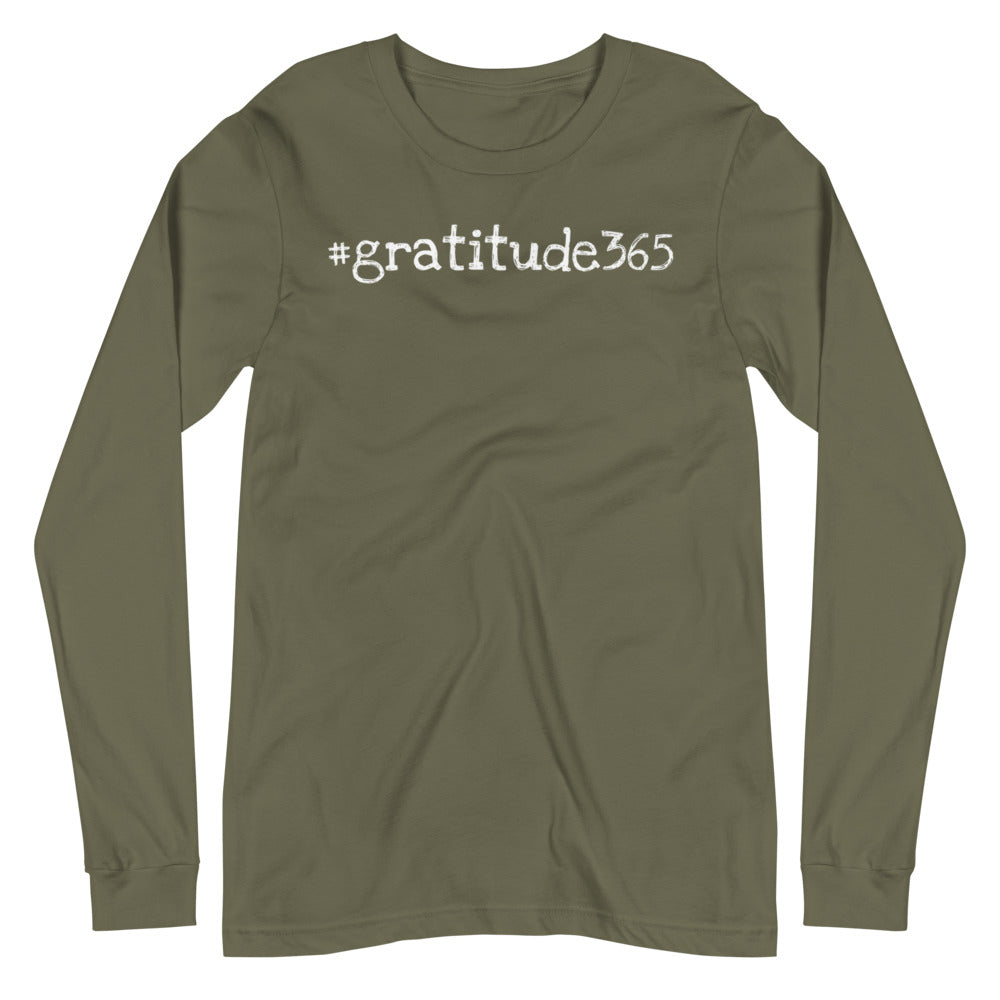 Men's #gratitude365 Long Sleeve Tee - Let'Soul