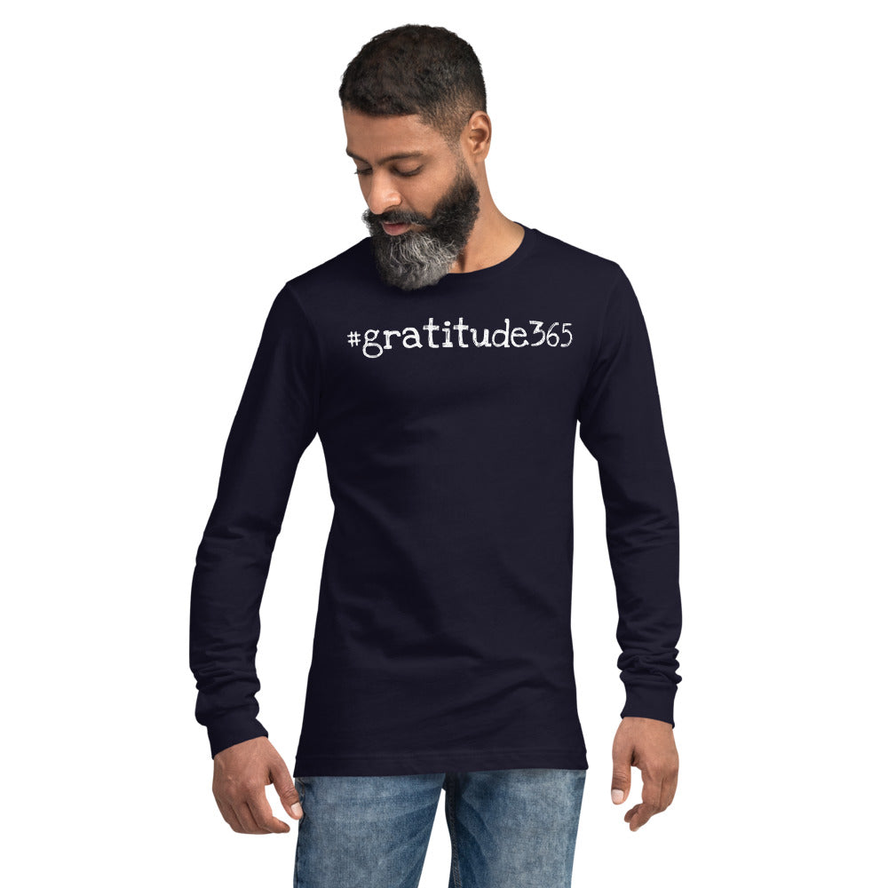 Men's #gratitude365 Long Sleeve Tee - Let'Soul