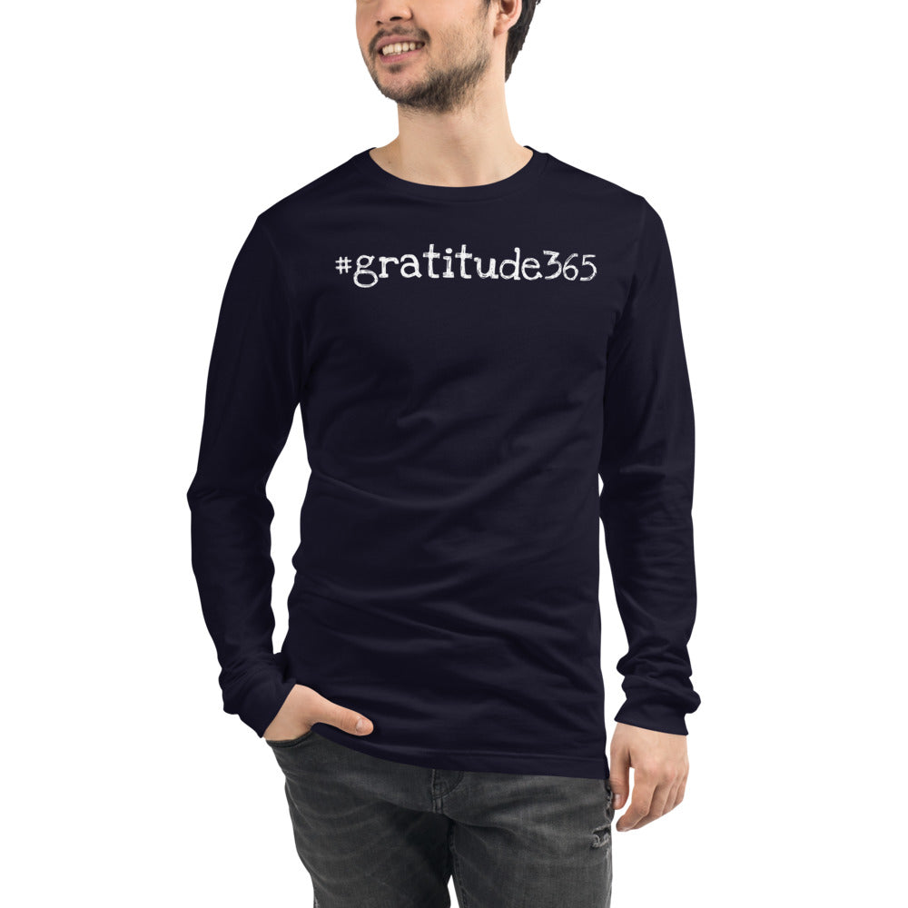 Men's #gratitude365 Long Sleeve Tee - Let'Soul