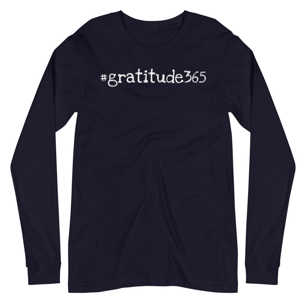 Men's #gratitude365 Long Sleeve Tee - Let'Soul