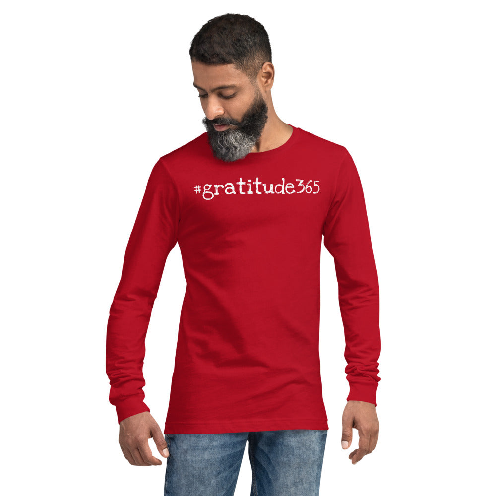 Men's #gratitude365 Long Sleeve Tee - Let'Soul