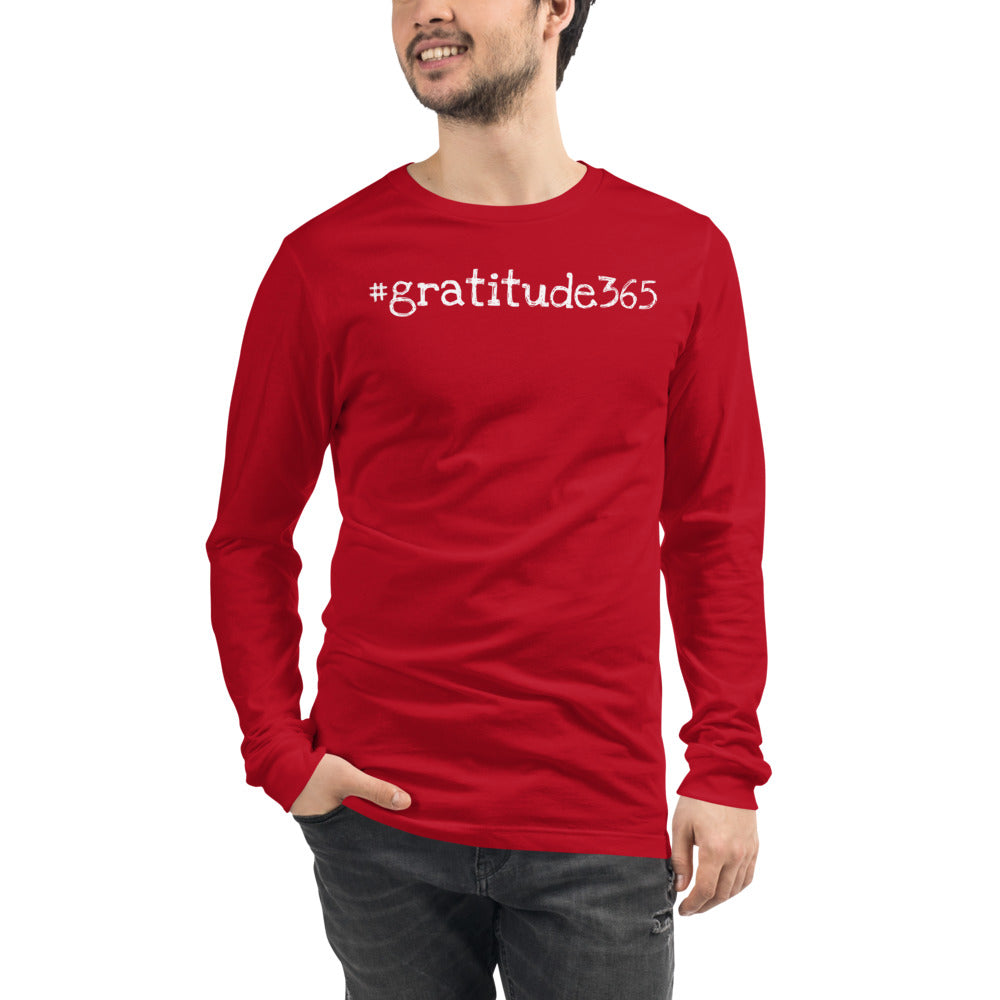 Men's #gratitude365 Long Sleeve Tee - Let'Soul